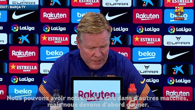 Barça : Ronald Koeman préfère une victoire du Real dans le derby de Madrid