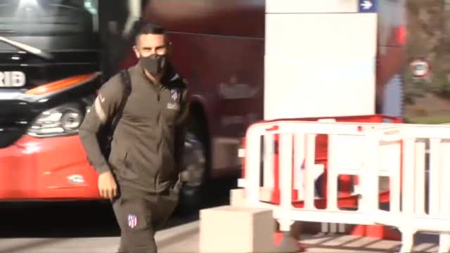 Atlético y Real Madrid, concentrados para el derbi de esta noche