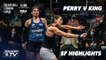 Squash: Perry v King - SF Highlights - CIB Black Ball Open 2020