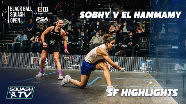 Squash: Sobhy v El Hammamy - SF Highlights - CIB Black Ball Open 2020