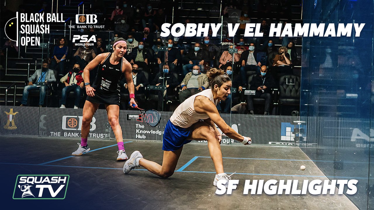 Squash: Sobhy v El Hammamy - SF Highlights - CIB Black Ball Open 2020