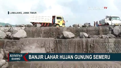 Download Video: Banjir Lahar Hujan Semeru Dimanfaatkan Penambang Pasir