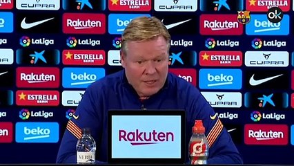 Koeman: "Si no tuviera la confianza de los jugadores no podría trabajar"