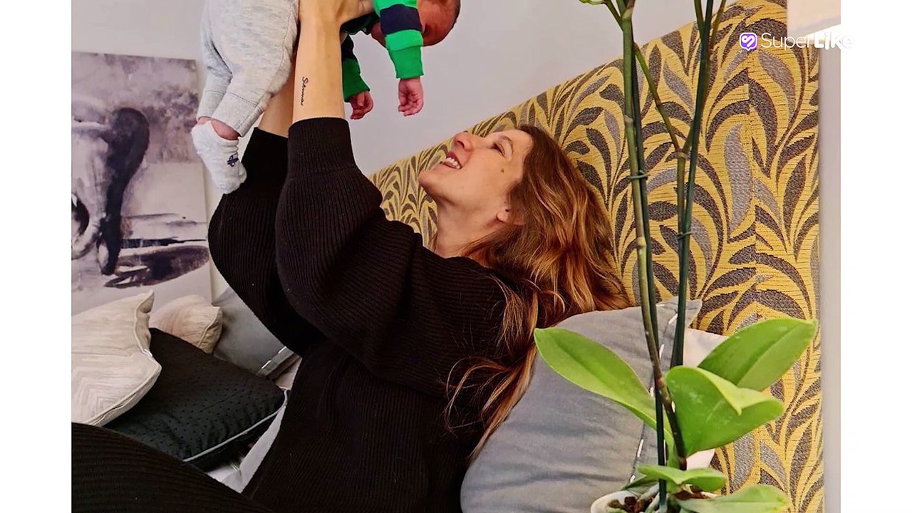 Al ritmo de los Rolling Stones, Nicolás de Zubiría celebra el primer mes de su bebé Alessio