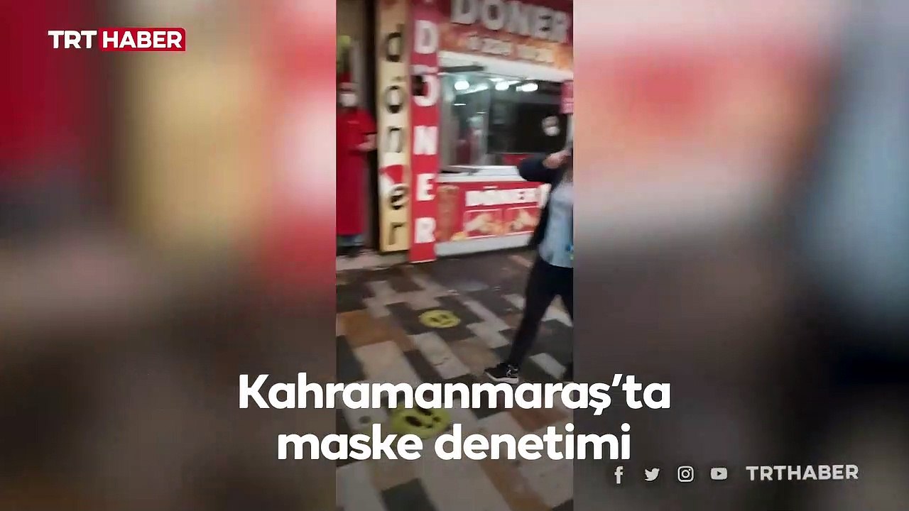Maske takmayan kadın, polisle tartıştı