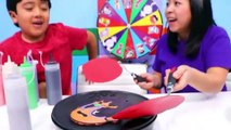 Pancake Art Challenge VTubers Ryan's World Edition! Learn to make DIY Pancake Art