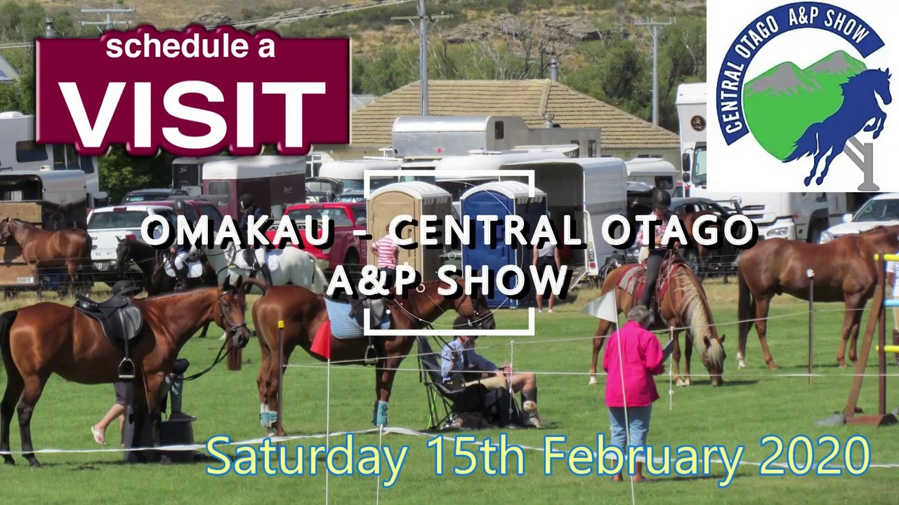 Central Otago A&P Show - Omakau SATURDAY 15th FEBRUARY 2020