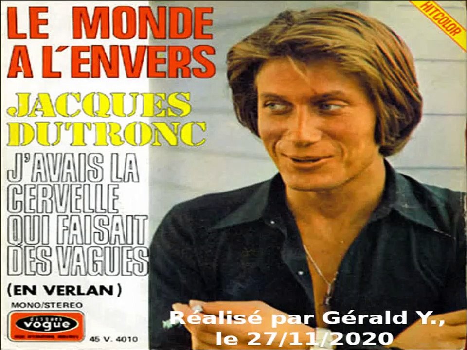 Jacques Dutronc_J'avais la cervelle qui faisait des vagues (1971)karaoké