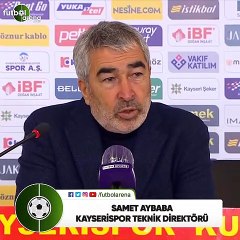 Samet Aybaba: "Bu zor süreçte takımın direnci ve kaybetmemesi önemli"