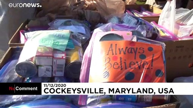 Volunteers distribute food in Maryland as pandemic creates rising hunger for US families