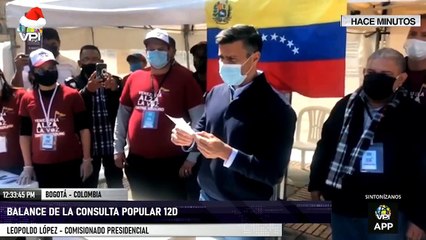 Leopoldo López sobre la consulta popular: Digo "Sí" para activar todos los mecanismos de presión internacional*