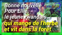 Bonne nouvelle pour Ellie, le jeune rwandais qui mange de l'herbe et vit dans la foret