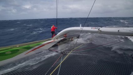 Sodebovoile  2020 : Trophée Jules Verne - [ONBOARD 11 décembre ] Sodebo Ultim 3 abandonne sa tentative
