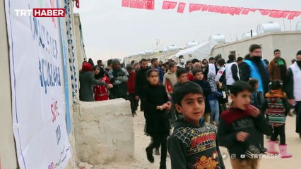 Türkiye'den Suriye'ye 350 tır insani yardım