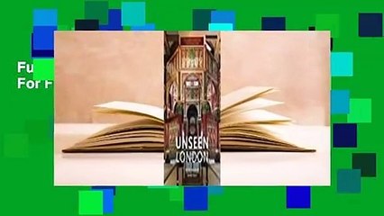 Full version  Unseen London (New Edition)  For Free