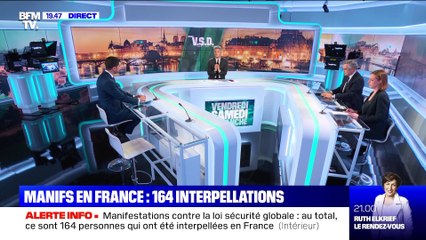 Manifestations en France: 164 personnes interpellées - 12/12
