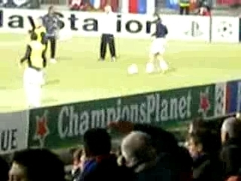 Cristiano Ronaldo, Anderson, Evra, jouent a la baballe