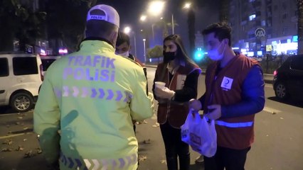 KAHRAMANMARAŞ - Güvenlik güçlerine sıcak içecek ve çorba ikramı