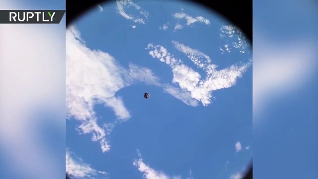 Ovni grabado desde estación orbital espacial