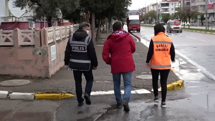 Pozitif vakaların bulunduğu hanelere uyarı yazısı asıldı