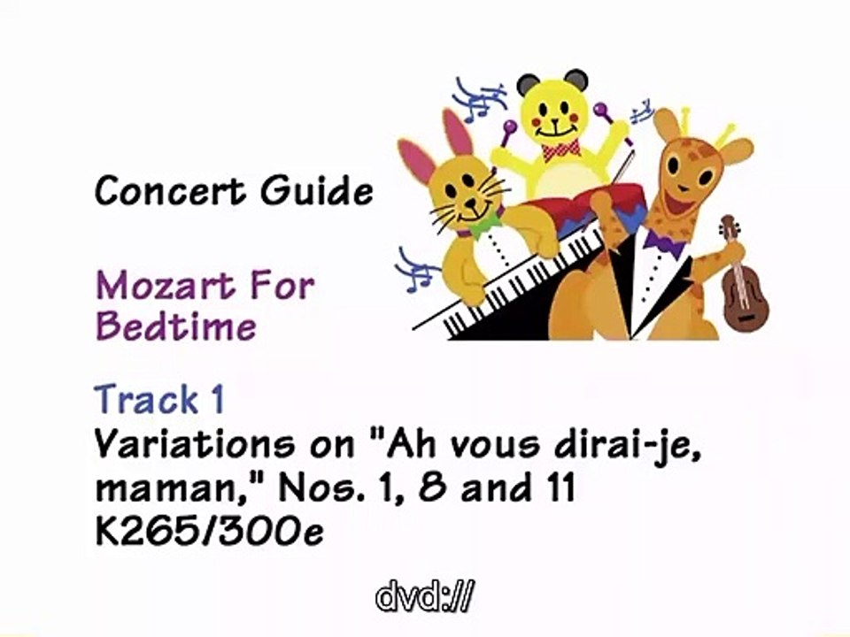 Baby Einstein - Baby Mozart Concert Hall - Mozart for Bedtime (2002)
