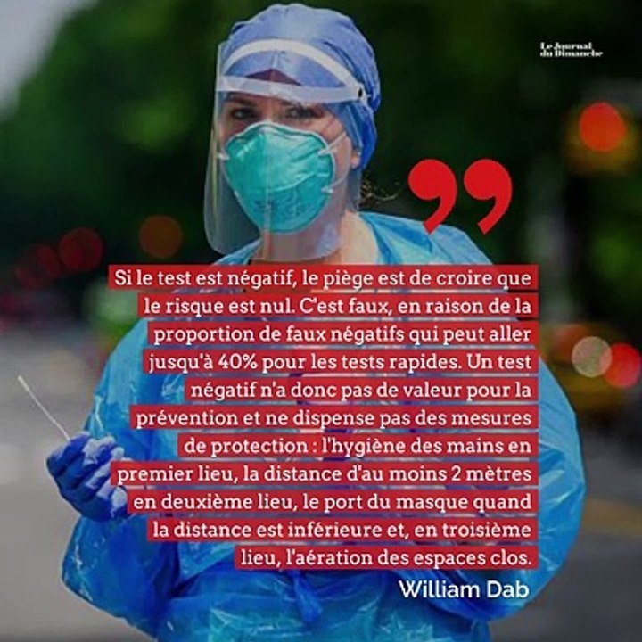 William Dab : "Si les dépistages ne permettent pas d'isoler, cela n'a pas d'intérêt"