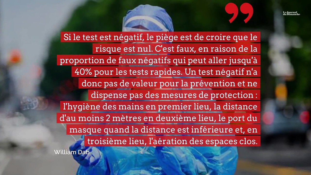 William Dab : "Si les dépistages ne permettent pas d'isoler, cela n'a pas d'intérêt"