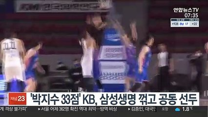 Télécharger la video: [프로농구] '박지수 33점' KB, 삼성생명 꺾고 공동 선두