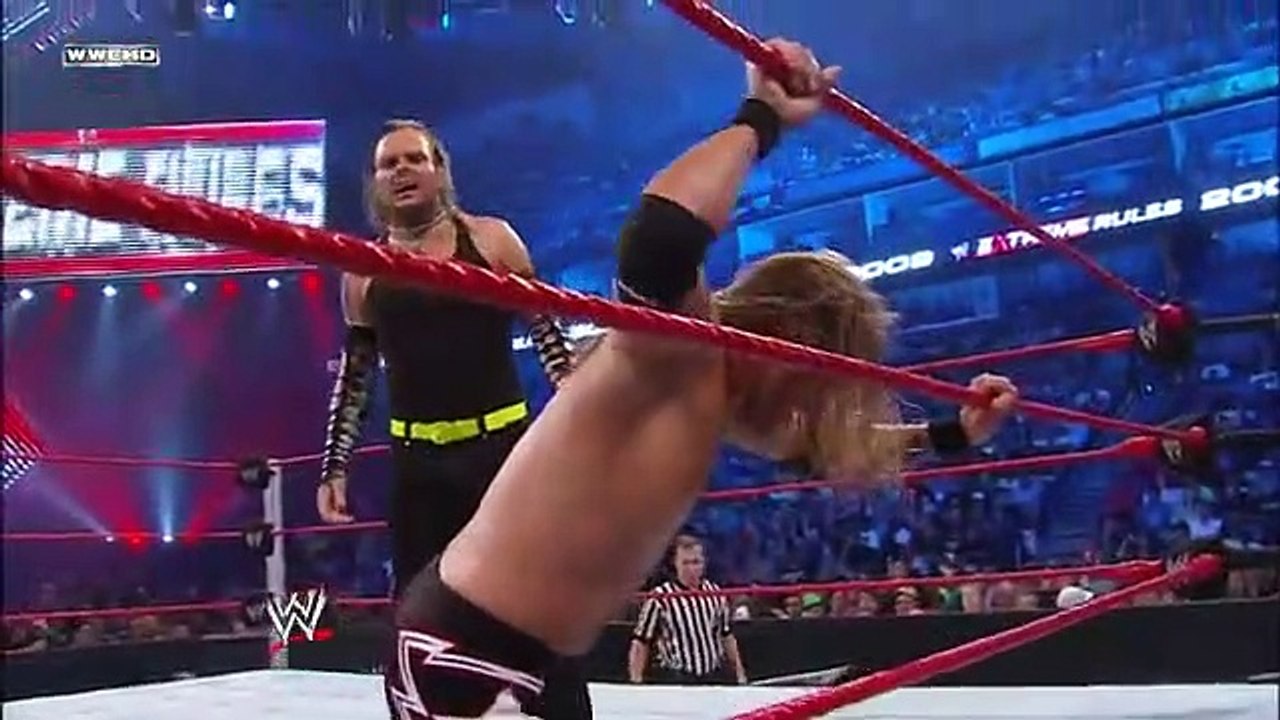 FULL MATCH- Edge vs Jeff Hardy World Heavyweight Championship Ladder Match WWE Extreme Rules 20