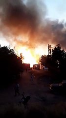VIDEO: ¡Por travesuras de niños! Incendio afecta a seis casas en El Burrión