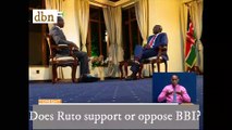 Does Deputy President William Ruto support BBI?