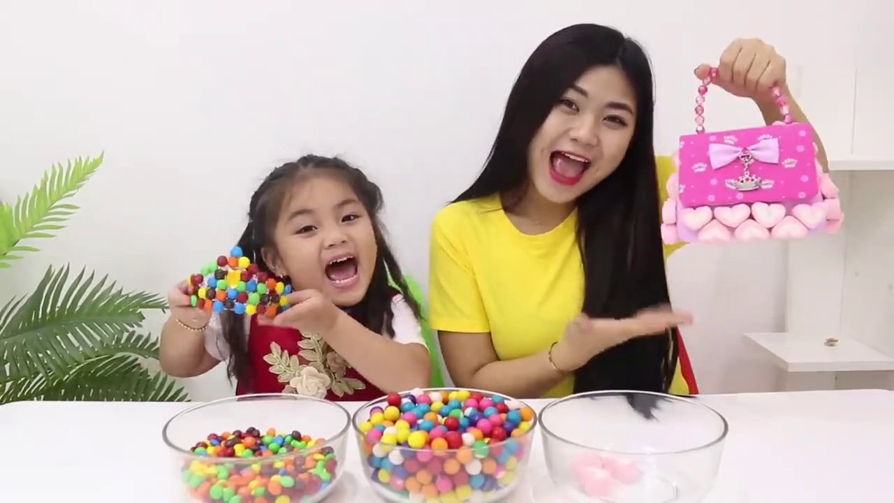 Annie Pretend Play Selling Candy Shoes and Accessories