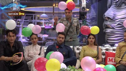 Download Video: Bigg Boss 14 Weekend Ka Vaar; Jasmin, Aly, Rubina, Eijaz perform Balloon task|FilmiBeat