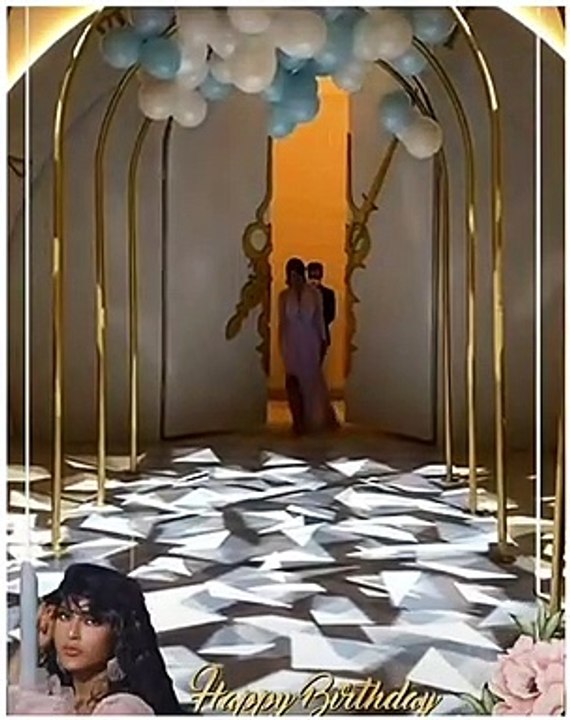 إطلالة أميرة محمد في حفل عيد ميلادها