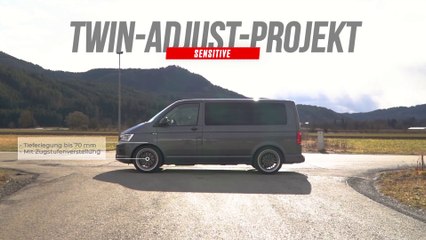 VW T6 Gewindefahrwerk TWIN-ADJUST-PROJEKT-SENSITIV