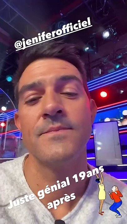 Jenifer et Jean-Pascal Lacoste se retrouvent dans l'émission Touche pas à mon poste. Le 12 décembre 2020.