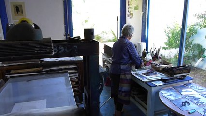 Annick Gaston - L'Atelier de gravure