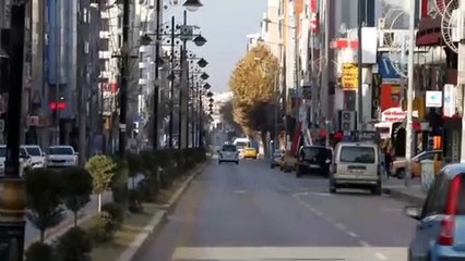 VAN - Sokaklar boş kaldı