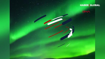 Kutup ışıkları izleyenleri büyüledi