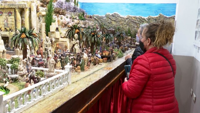 Los belenes navideños de Sol y de Roca de Meliana se adaptan al coronavirus