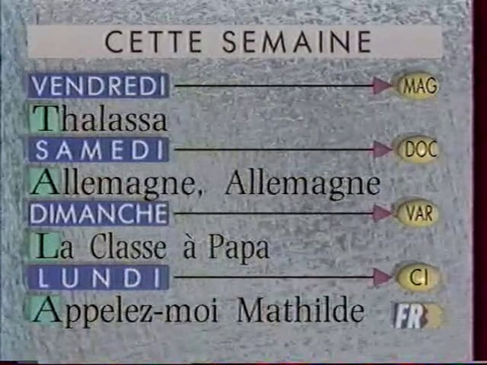 FR3 - 10 juin 1991 - Publicités - Promotion minitel - Bande-annonce - Soir 3 - Météo - Publicités - Océaniques