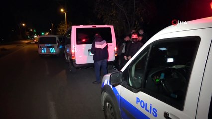 Kısıtlamada nefes kesen hırsız-polis kovalamacası kamerada