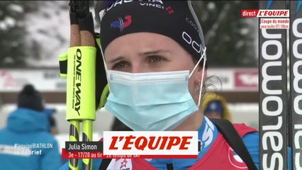 Julia Simon : «J'ai réussi à me libérer» - Biathlon - CM