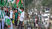 #AndhraPradesh : Large Number Of farmers Protest For Amaravati | Oneindia telugu