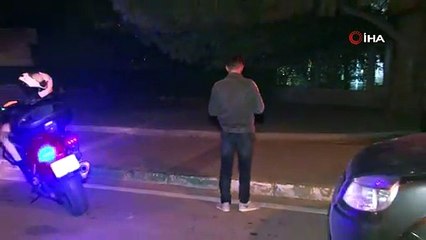 Sokağa çıkma yasağında motosikletli Şahin timlerinden kaçış yok...