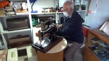 Mekanik dikiş makinelerinin son tamircilerinden...Antika değeri taşıyan dikiş makinelerini onarıyor
