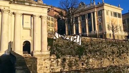 13 dicembre 2020 a Bergamo sulle mura di città alta