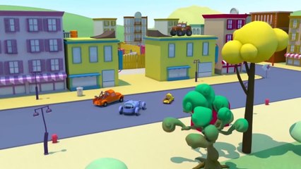 Tom la Dépanneuse -  Marley le MONSTER TRUCK a raté son ACROBATIE - Dessin animé de camions