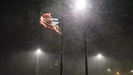 Burst of snow in Texas