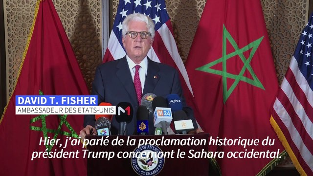 Célébrations à Laâyoune après l'adoption par les USA d'une carte du Maroc incluant le Sahara occidental